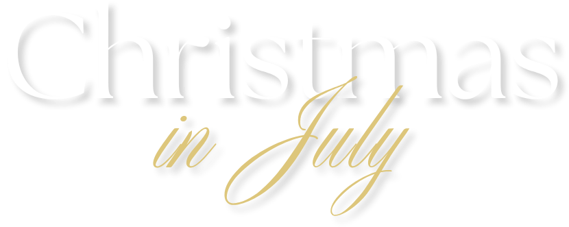 July 2025 Christmas in July logo 1