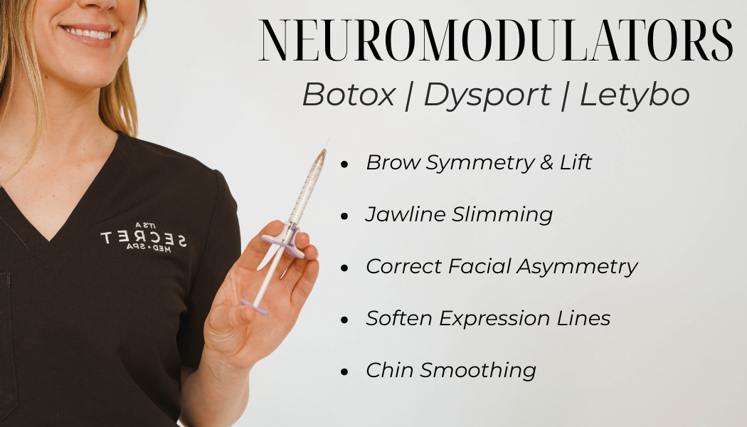 Neuromodulators - Botox, Dysport, & Letybo