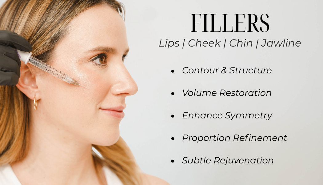 Dermal Fillers - Lips, Cheek, Jawline, Chin