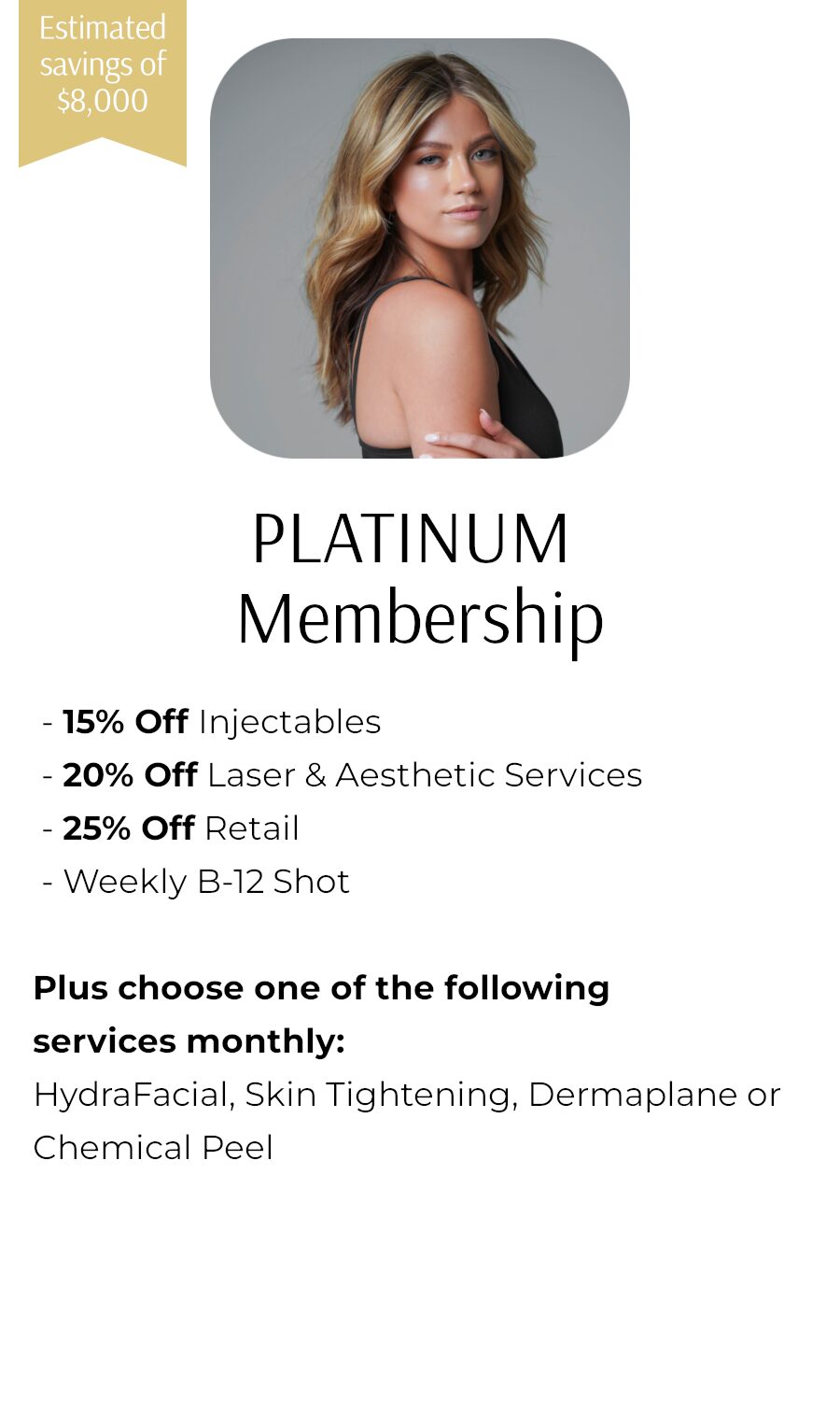 Platinum Membership Benefits - Savings up to $8,000